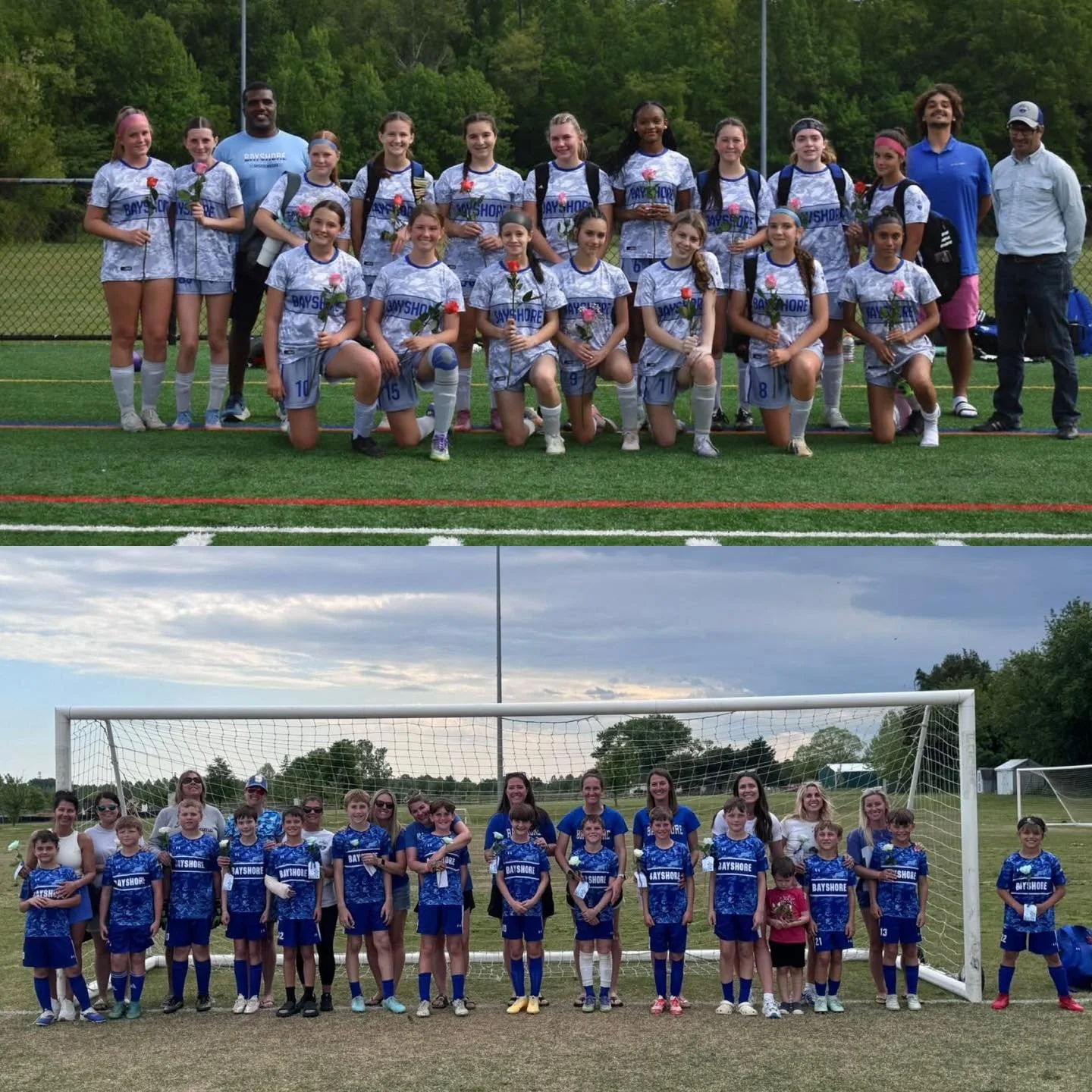 Bayshore SC honored the MVPs this weekend - the moms!  We&rsquo;re so grateful to have these women who show up for their own kids as well as the other kids on the team who have moms pulled in different directions!  Our athletes know they always have 