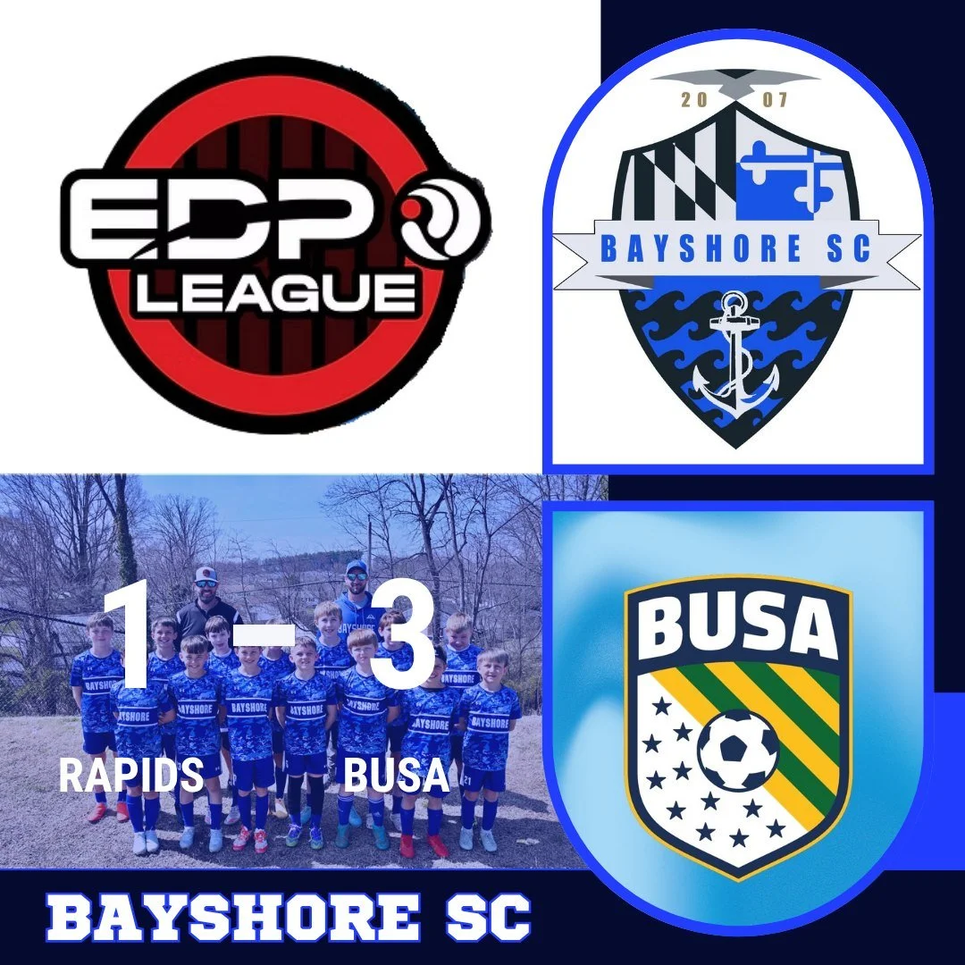 Bayshore Rapids took on local rival BUSA at Batts Neck Park!  They had to play this one without top goal scorer Mason Brown as he suffered a wrist injury just days before.  He was surely missed, and they wish him a speedy recovery!  Every matchup in 
