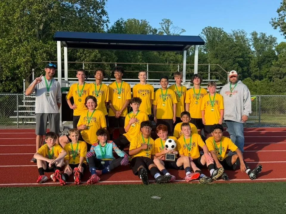 Congratulations to the Centreville Middle School boys soccer team for winning the county championship!  The team is coached by Bayshore SC coaches JP Anthony and Justin Crossley and features Bayshore SC players Brooks Bugg and Nathan Loller from Brav