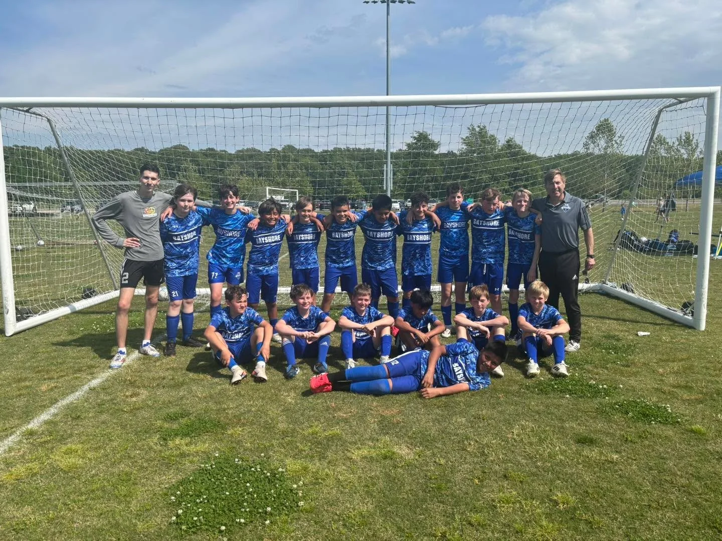 Bayshore Crew earned an exciting 4-1 victory over Annapolis Select FC at White Marsh Park!  First half goals by David Chang Berduo and Weston Shepard put Crew out in front, while goalie Arthur Caraballo made several big plays early in the game to hol