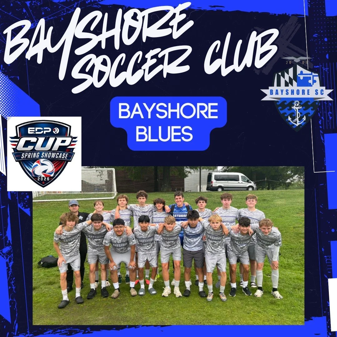 Good luck to Bayshore Blues as they compete in the EDP Cup Spring Showcase this weekend! #BayshoreSoccerClub #BayshoreBlues ⚽🌊

@edpsoccer