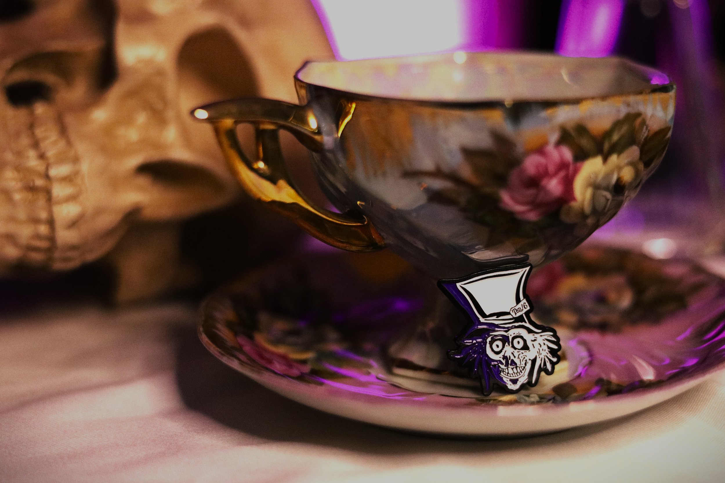 Second Edition Ten/6 "Haunted Hatter" Pin