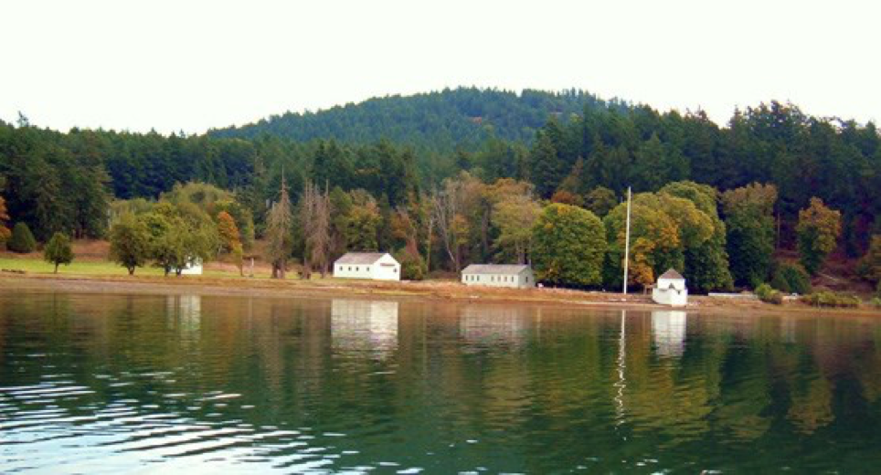 English camp today approaching via boat. Photo: Lucas Pellant, courtesy National Park Service, 2008 