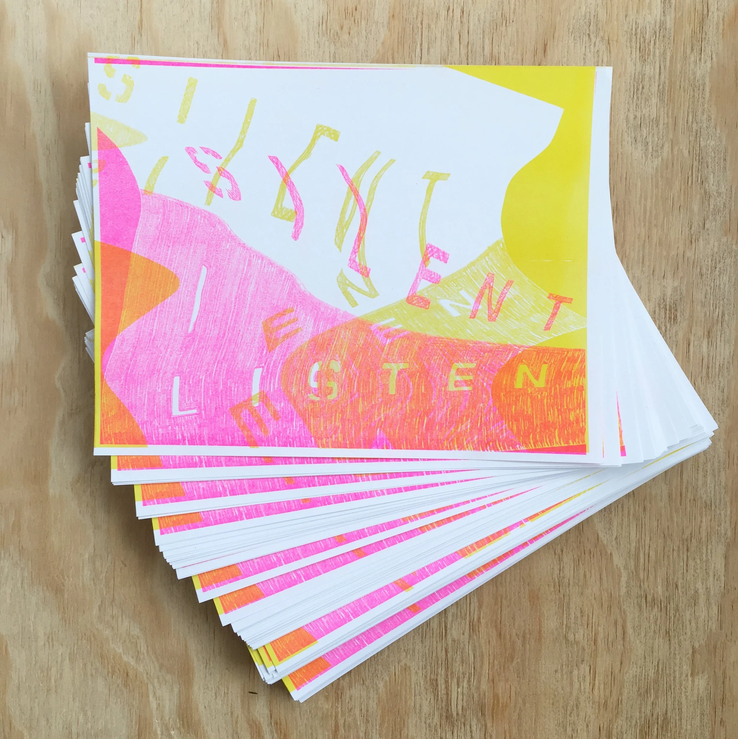 Edition of 150 Risograph prints