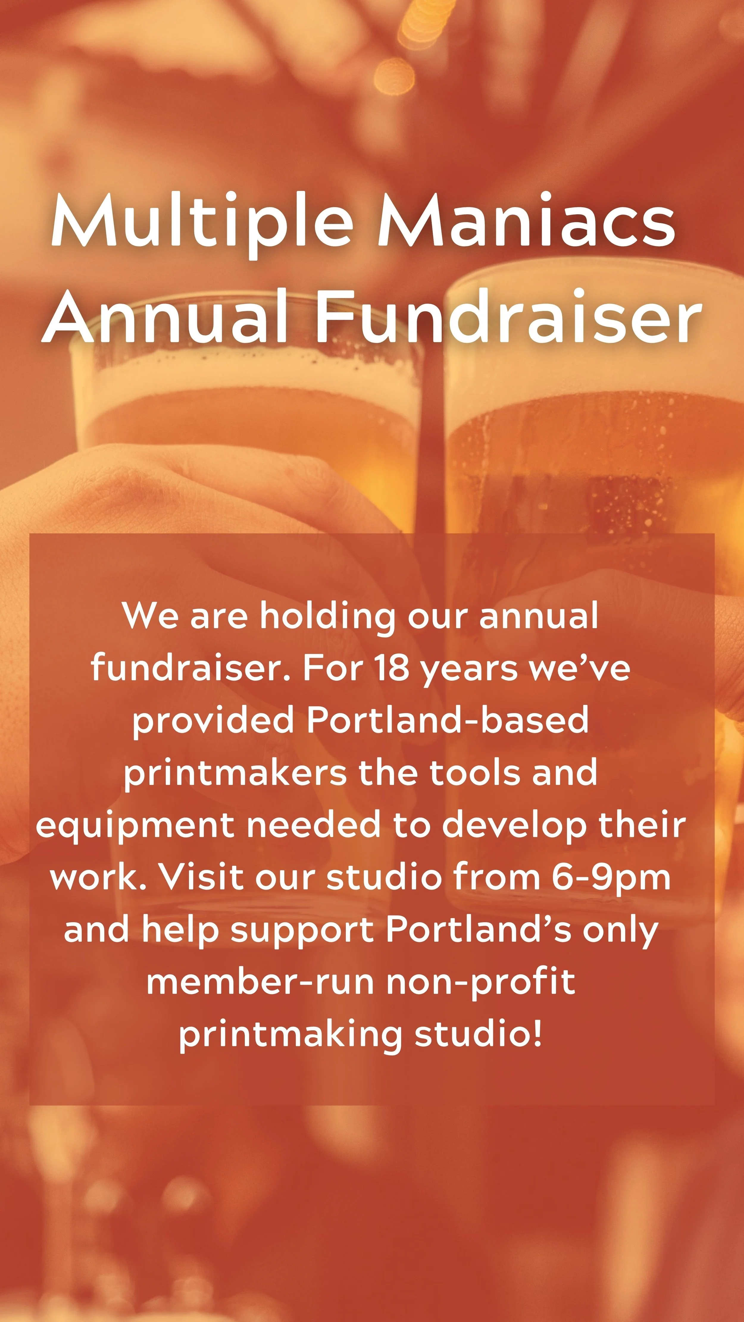 Multiple Maniacs Fundraiser