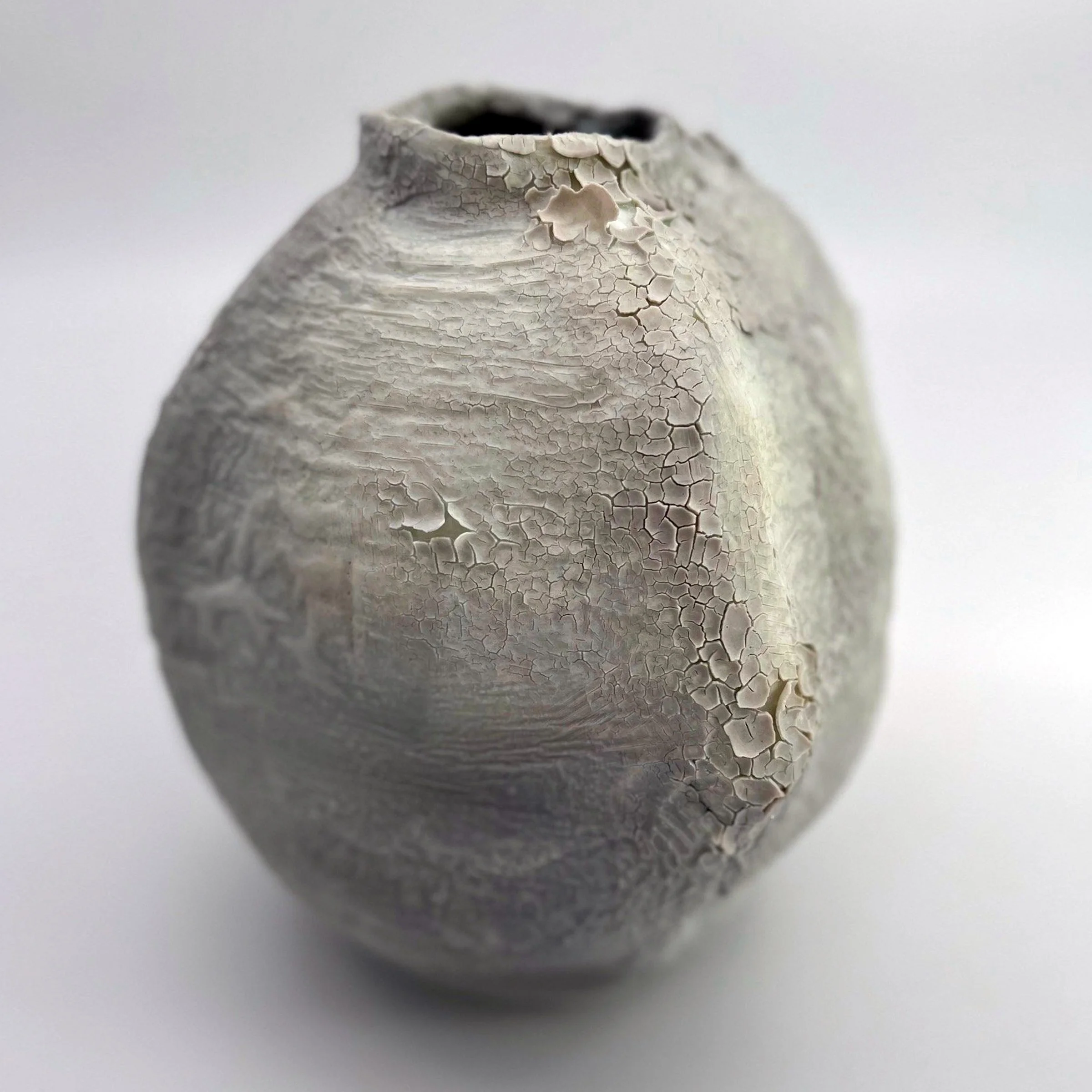 Dry Celadon Series: Vase 2 (Porcelain Glazed)