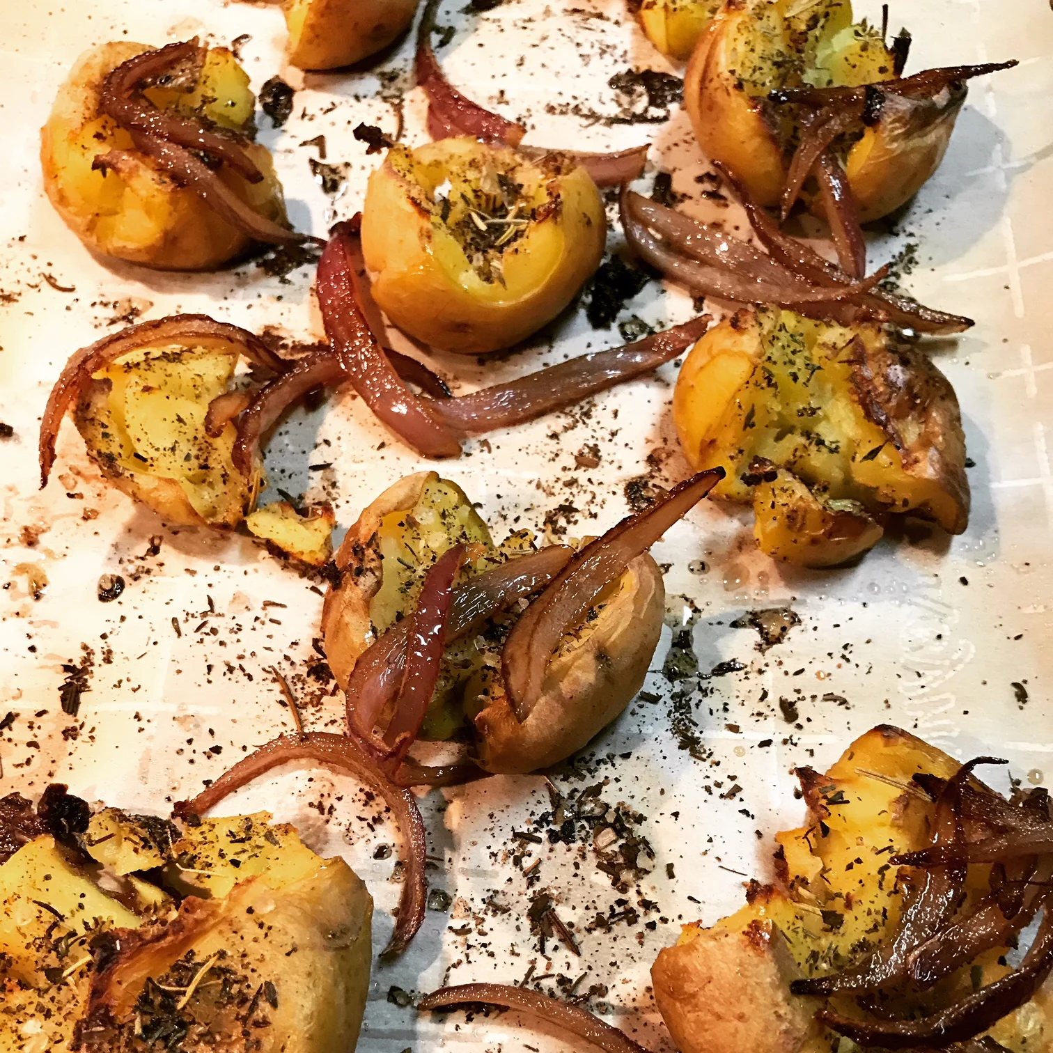 Crispy Smashed Potatoes