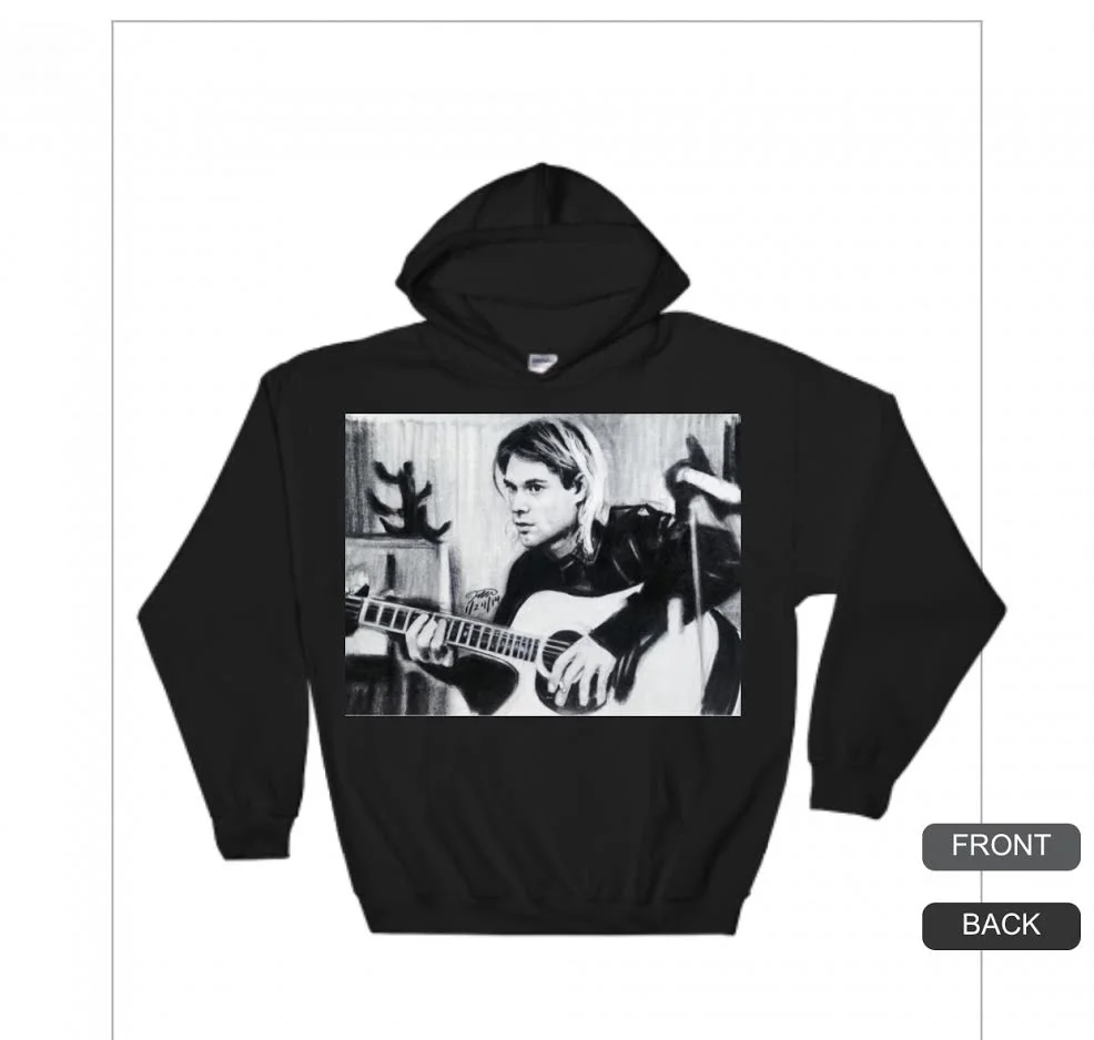 Kurt Cobain hoodie — Sketching Memories