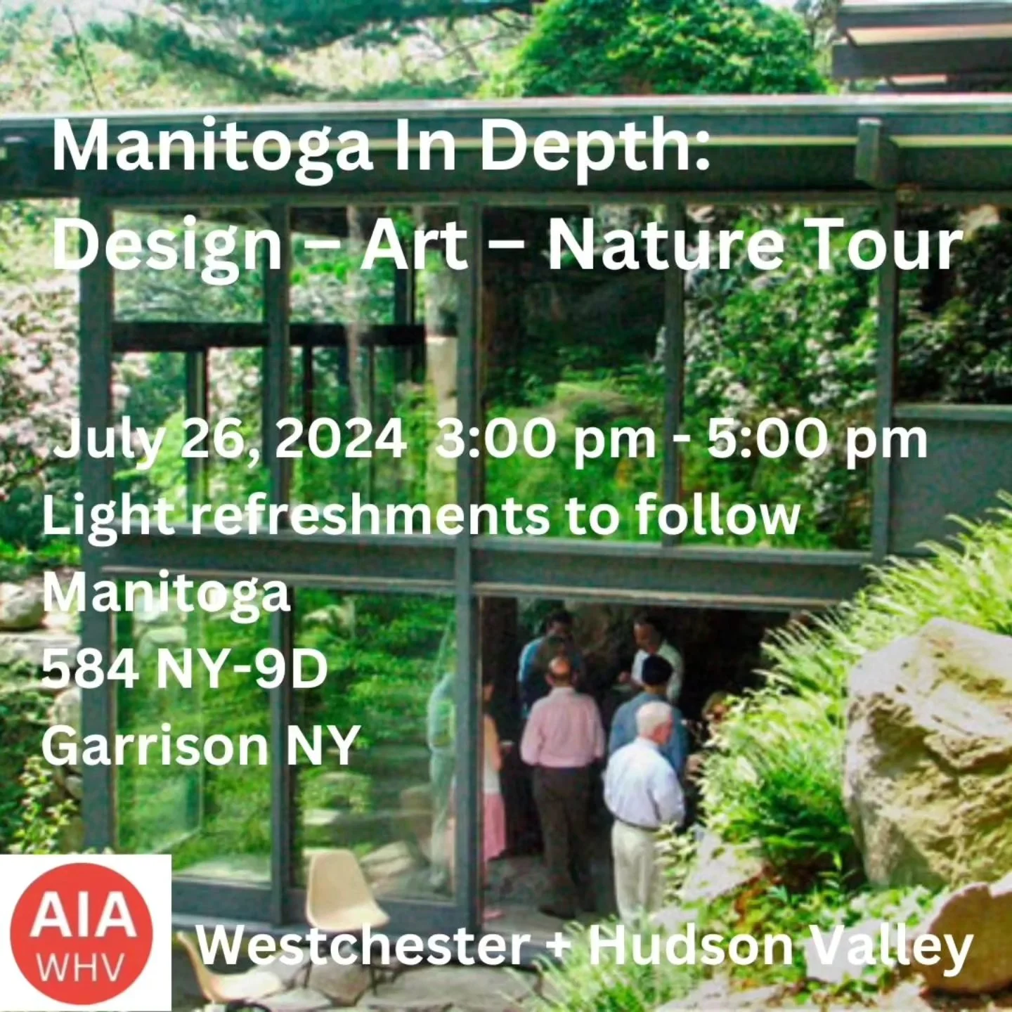 James Hartford presents at Manitoga