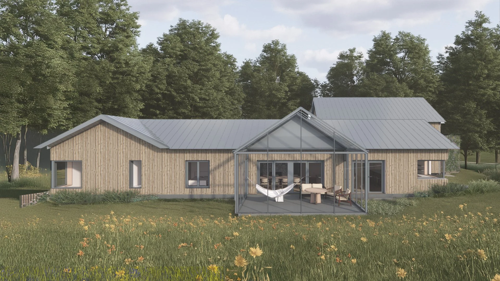 Koi pond? Check. Music room? Yep. Abundant nooks for reading marathons? Absolutely. This isn&rsquo;t just a house &mdash; it&rsquo;s a choose-your-own-adventure in modern living. Coming at you in 2026.

#architecture #sustainablearchitecture #sustain