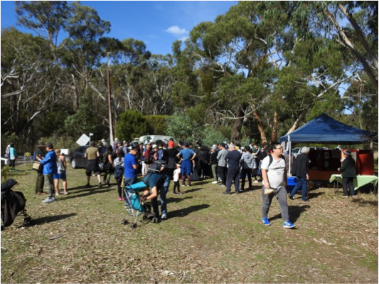 Part of the crowd at this year’s Almanda Open Day