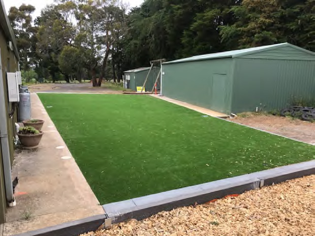  The new multipurpose play area at back of clubrooms 