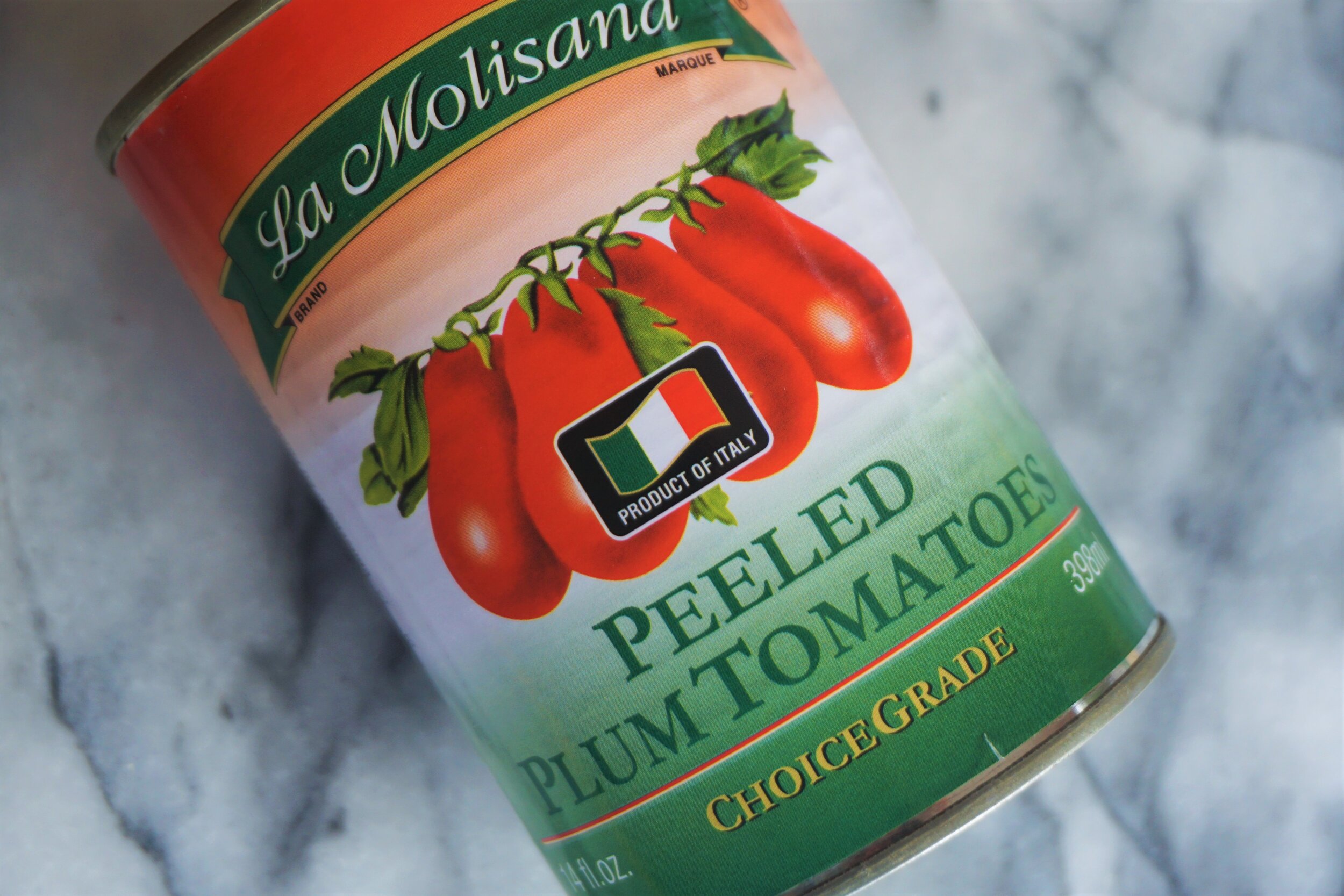 Whole Plum Tomatoes or San Marzano Tomatoes are a great base for the sauce.