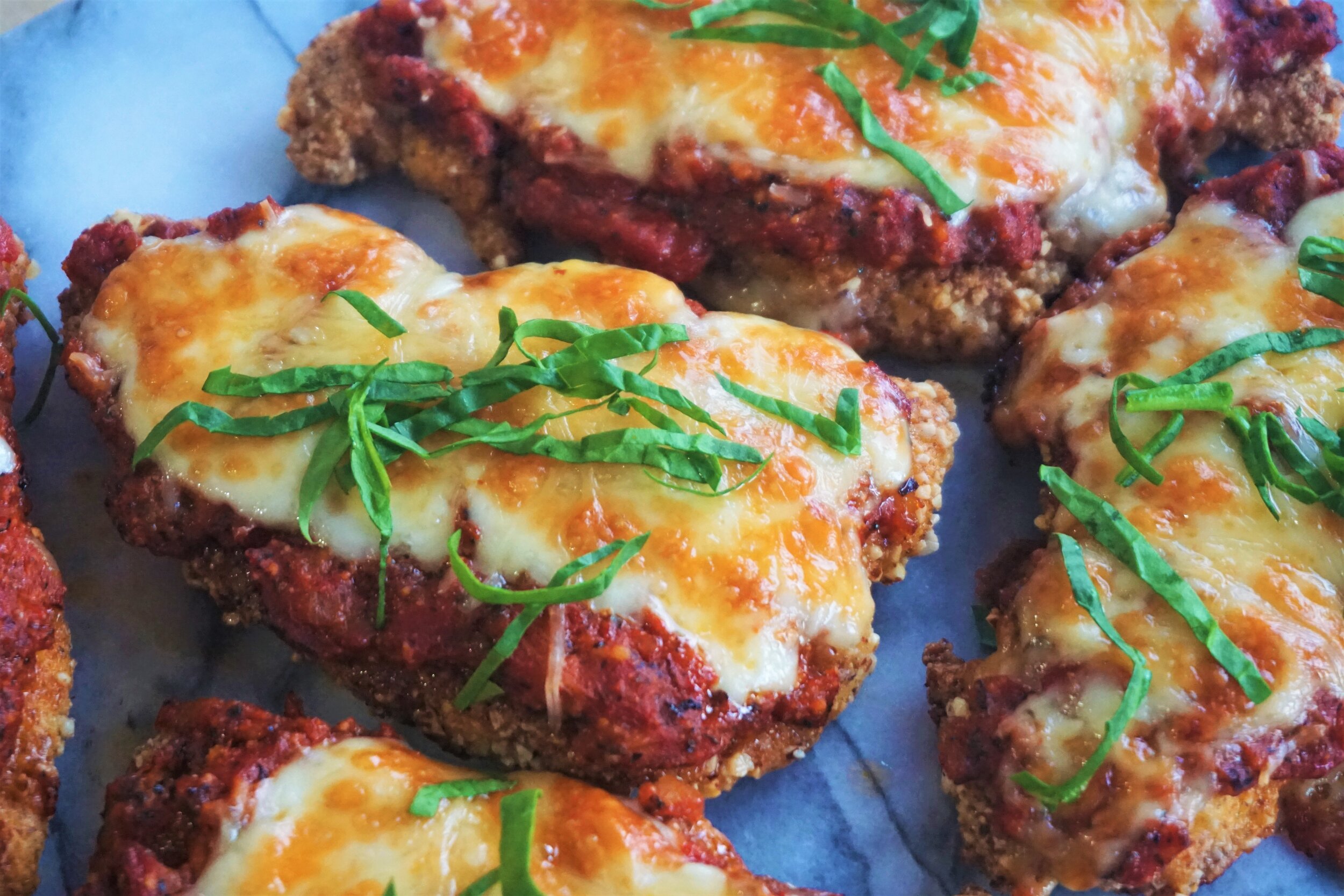 Almond Crusted Chicken Parmesan