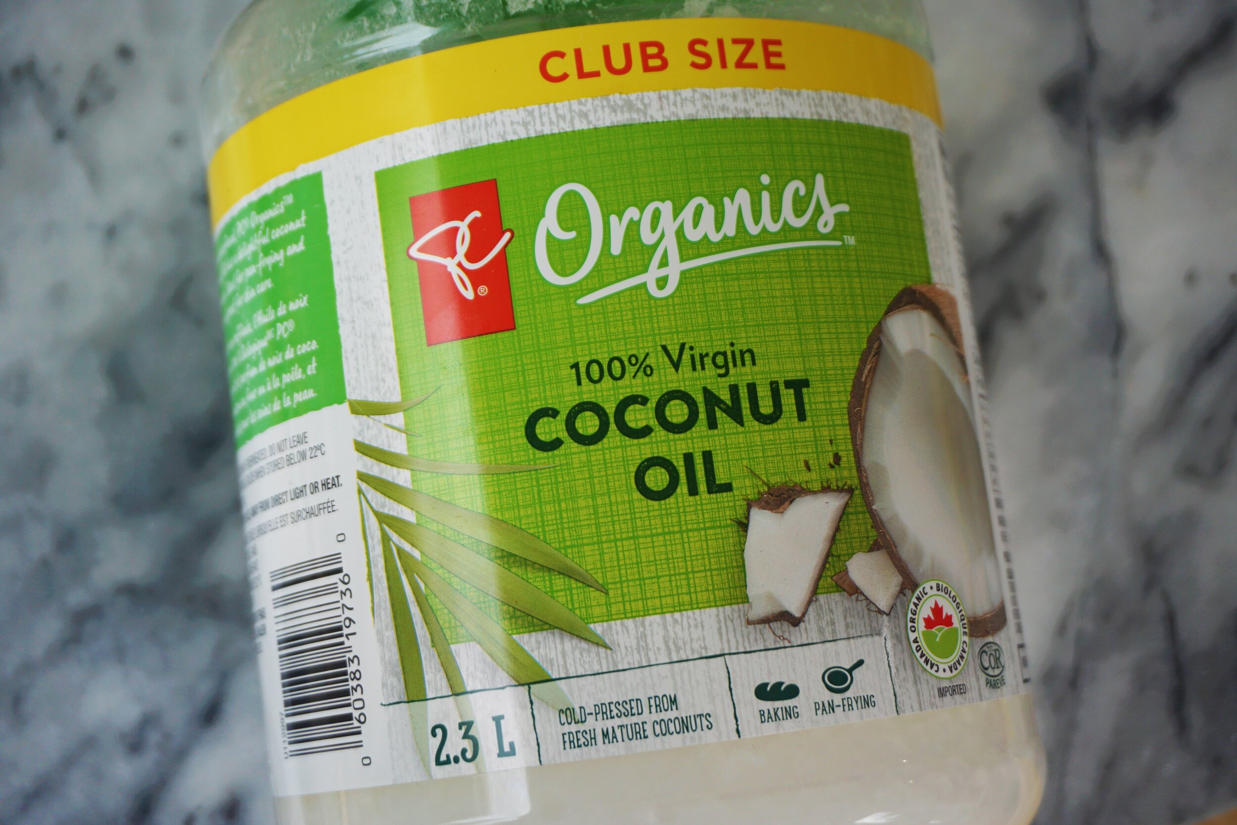 Organic, cold-pressed coconut oil