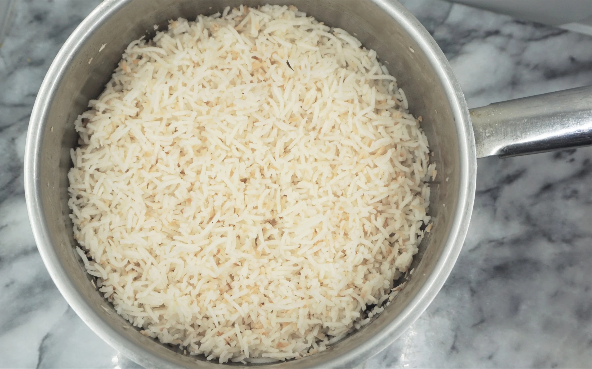 Easiest Toasted Coconut Rice