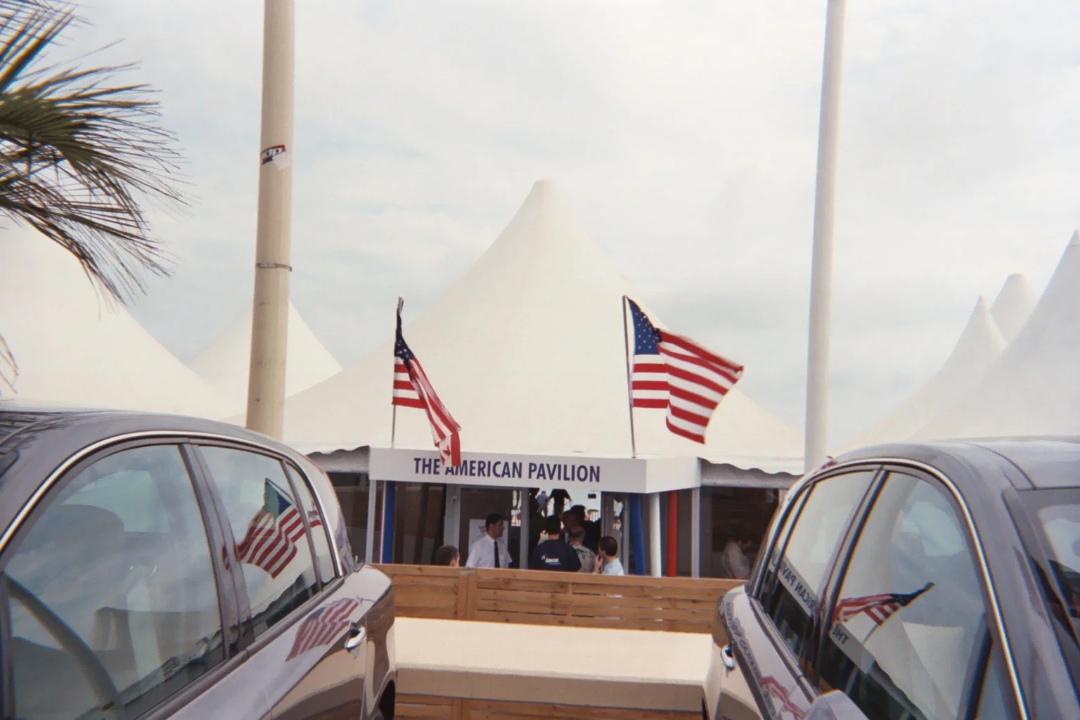 american Pavilion tent. Copyright 2003 Courtney Vallejo. All rights reserved.