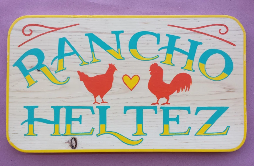 Wedding Sign created for two lovebirds, Phoenix, AZ