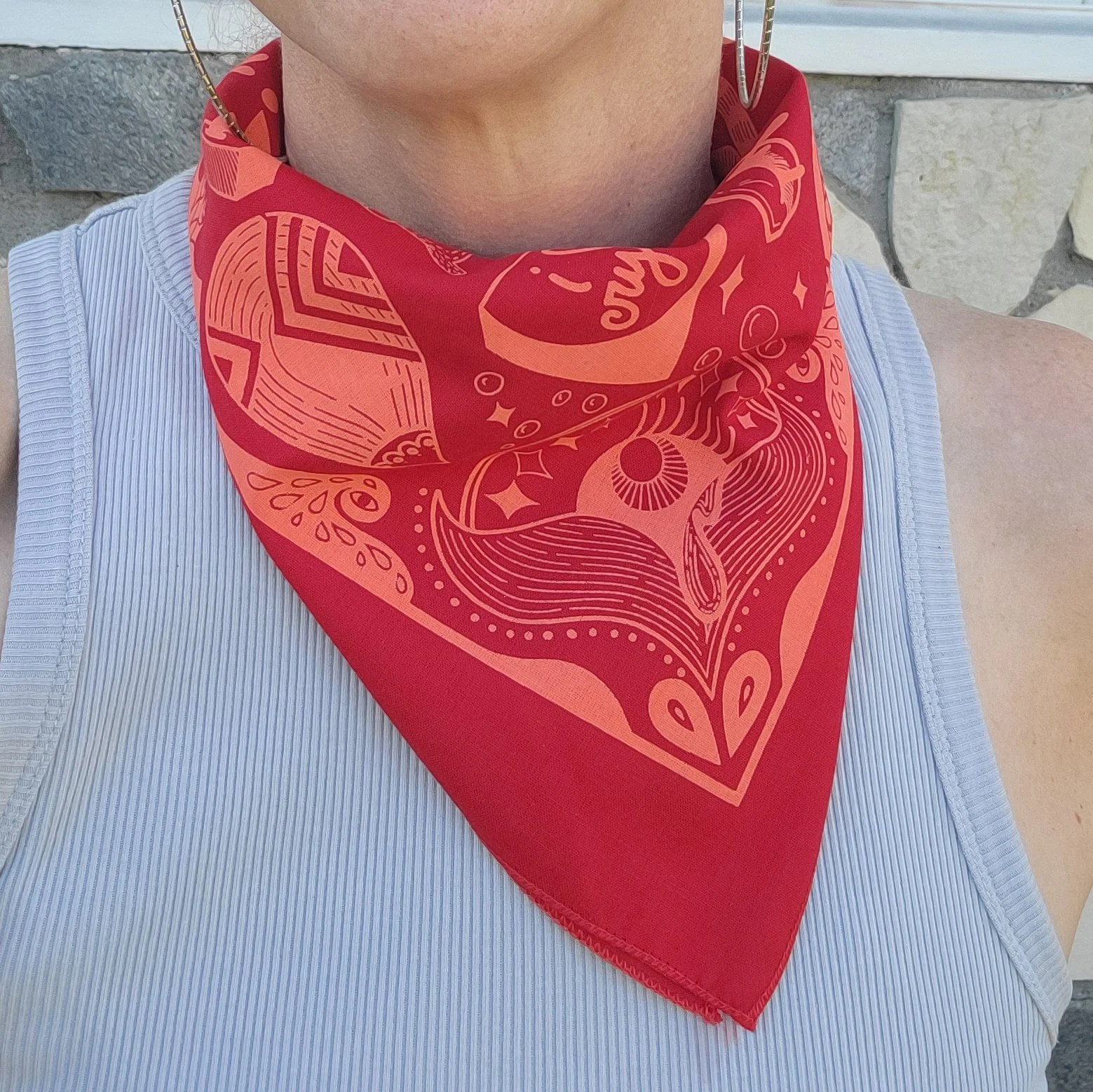 I Love Crying bandana (choose your color)
