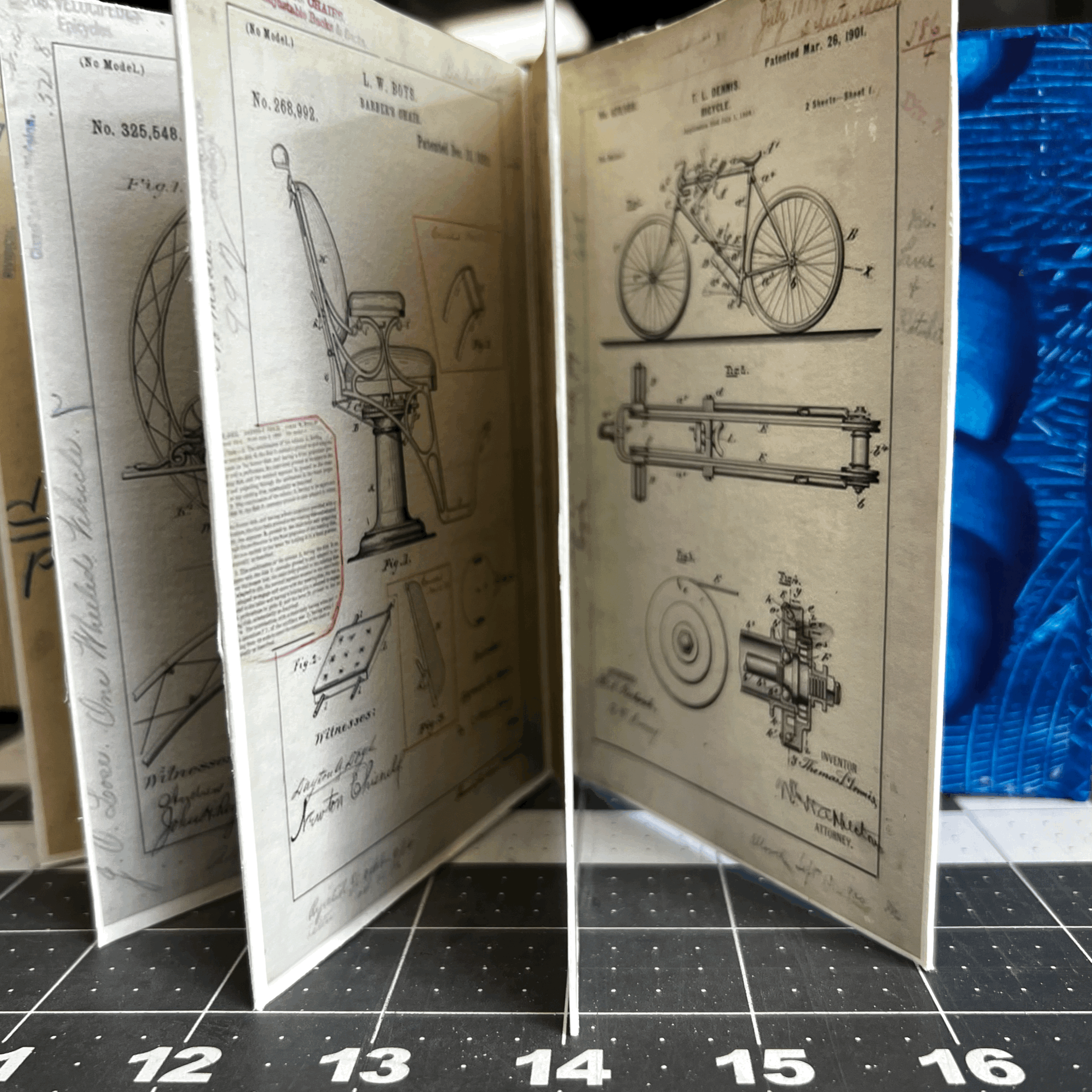 Vintage Industrial Patent  Design 