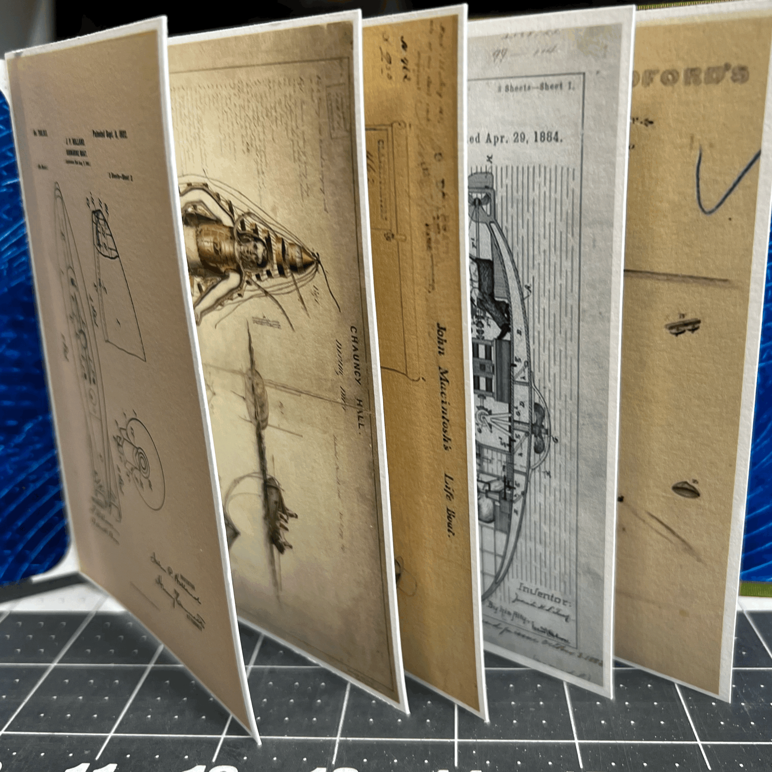 Vintage Sea-Vessel Postcard Book