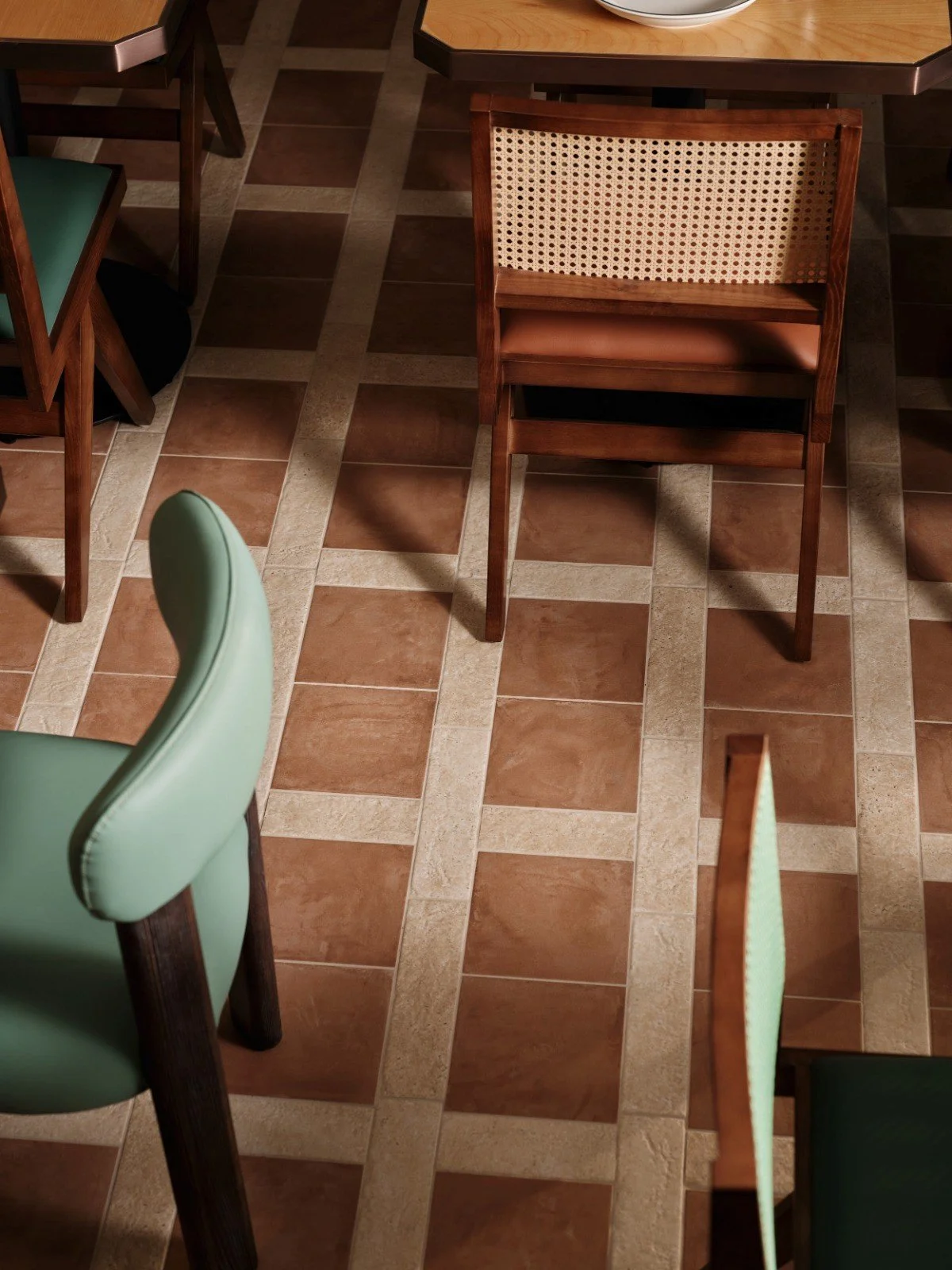 Restaurant interior design in Marsden Park Sydney featuring custom tile flooring by Al and Co Haus of Design.