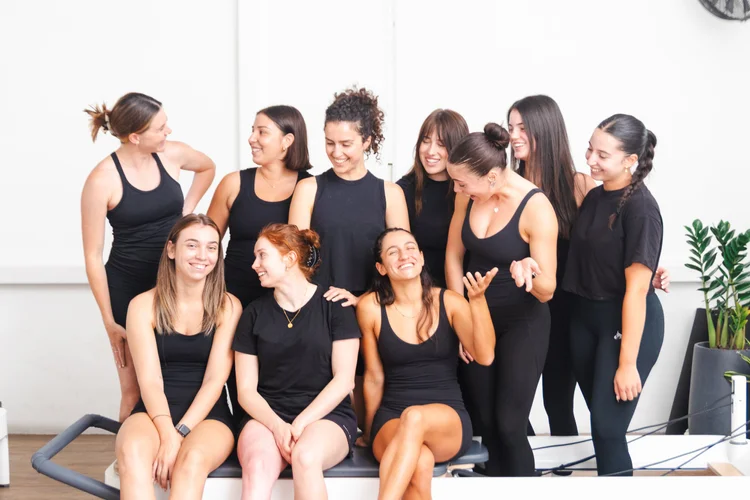 The Ultra Pilates team together in their Leichhardt studio