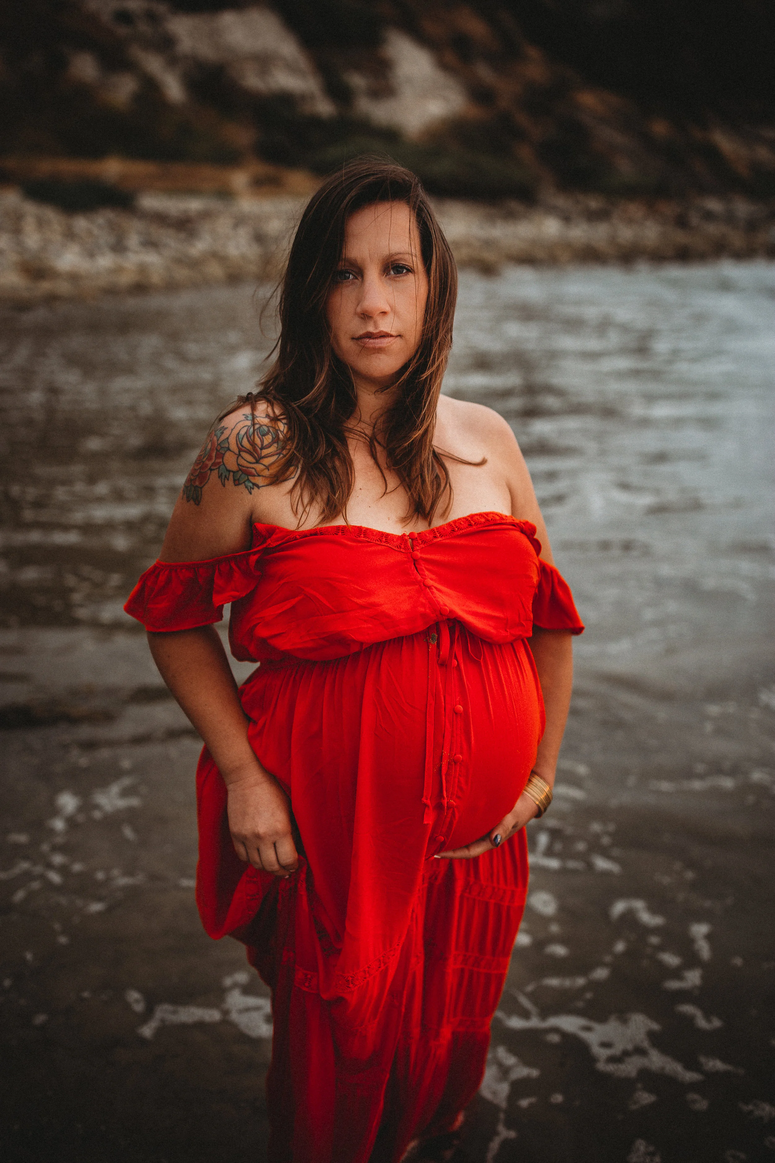 Lindsay Petty Photography - same sex maternity sunset photoshoot - Los Angeles