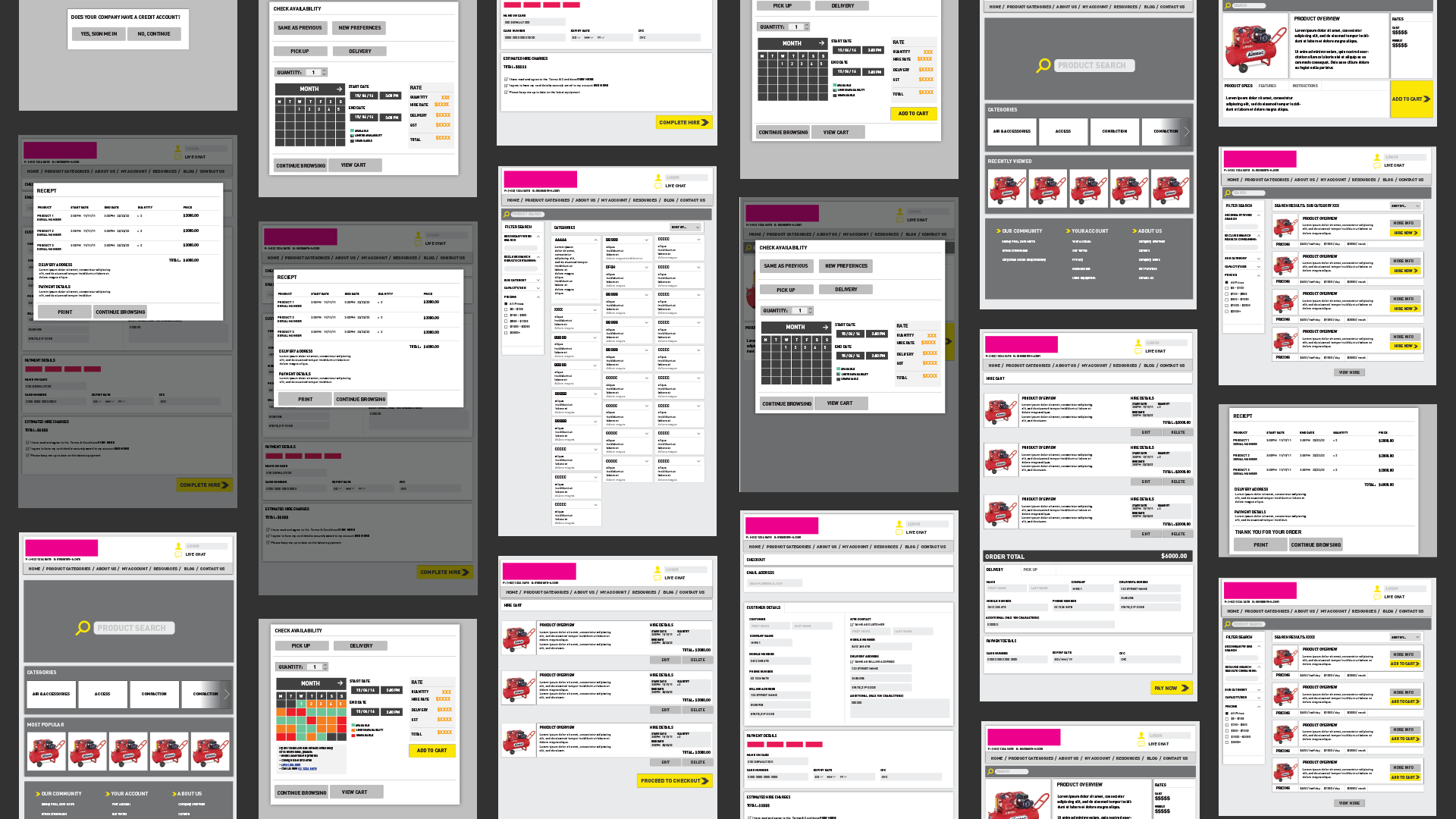 Hire Express_high fidelity wire frames.png