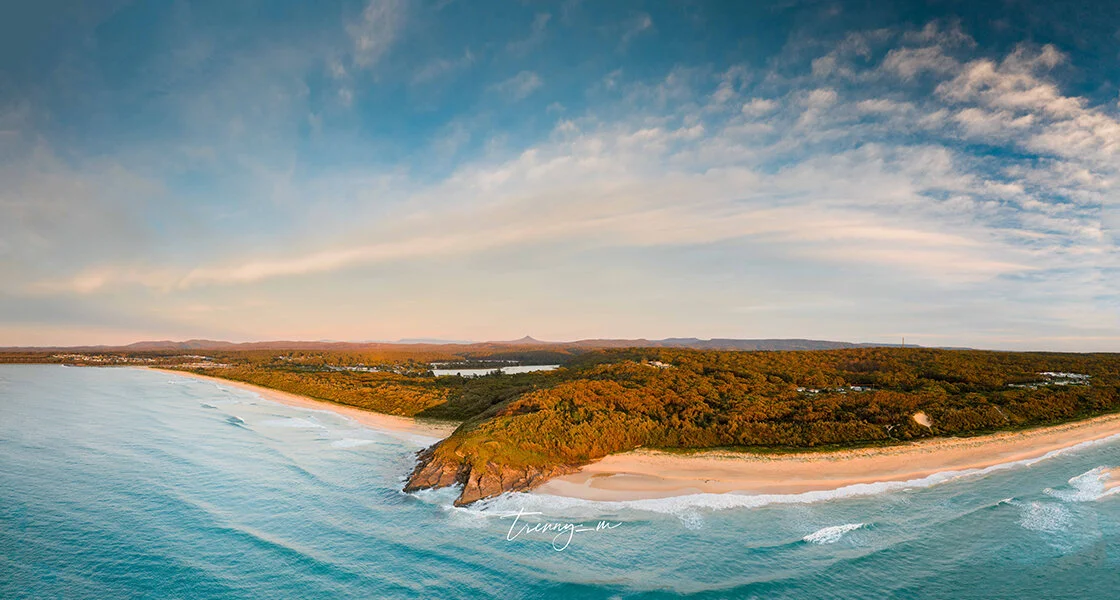 Burrill Beach Headland Panorama