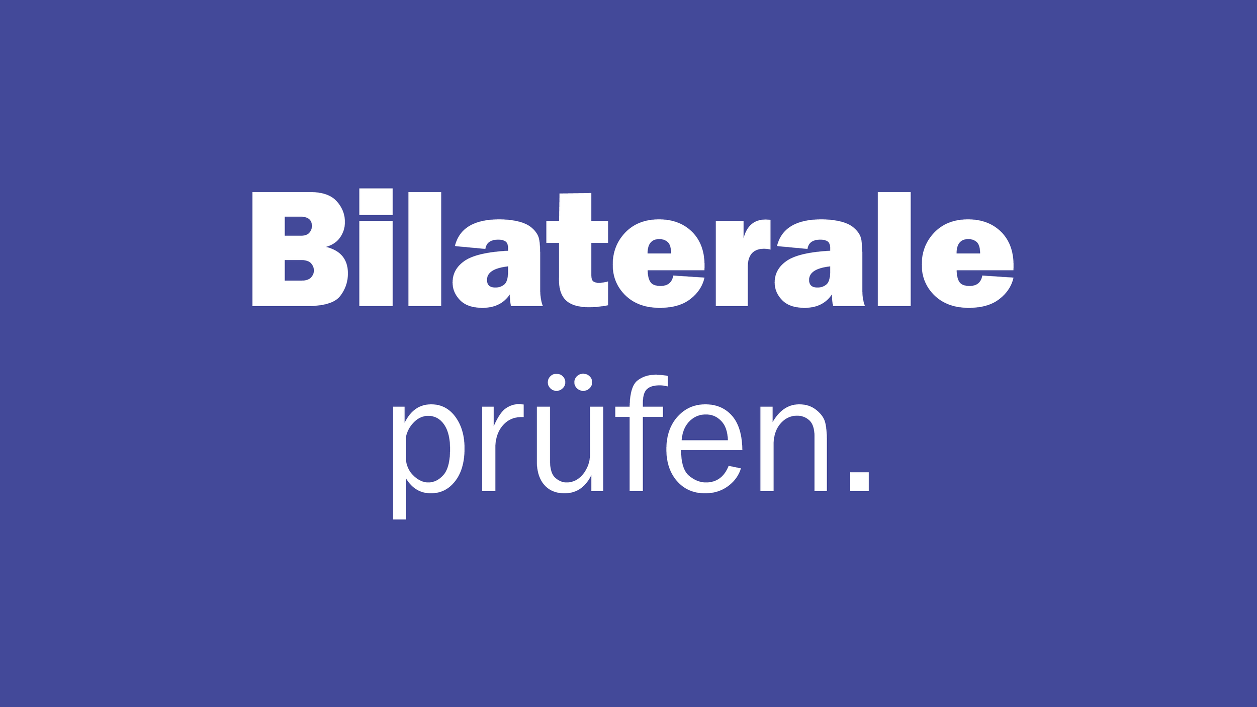 Bilaterale: Direktzugriff zu den Analysen, Sommerserie,  Herbstessay und Recht.