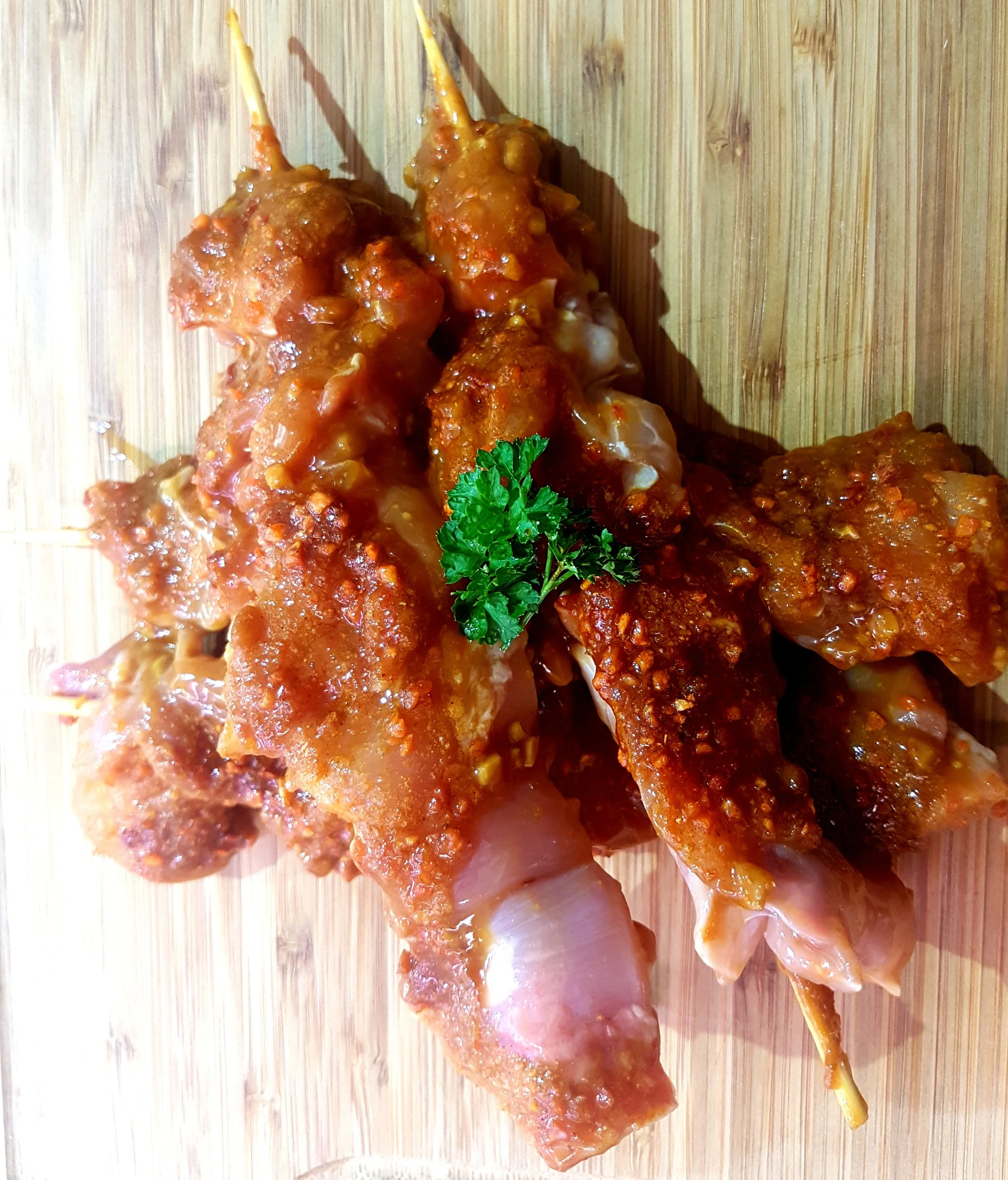 Peanut Satay Chicken Kebabs