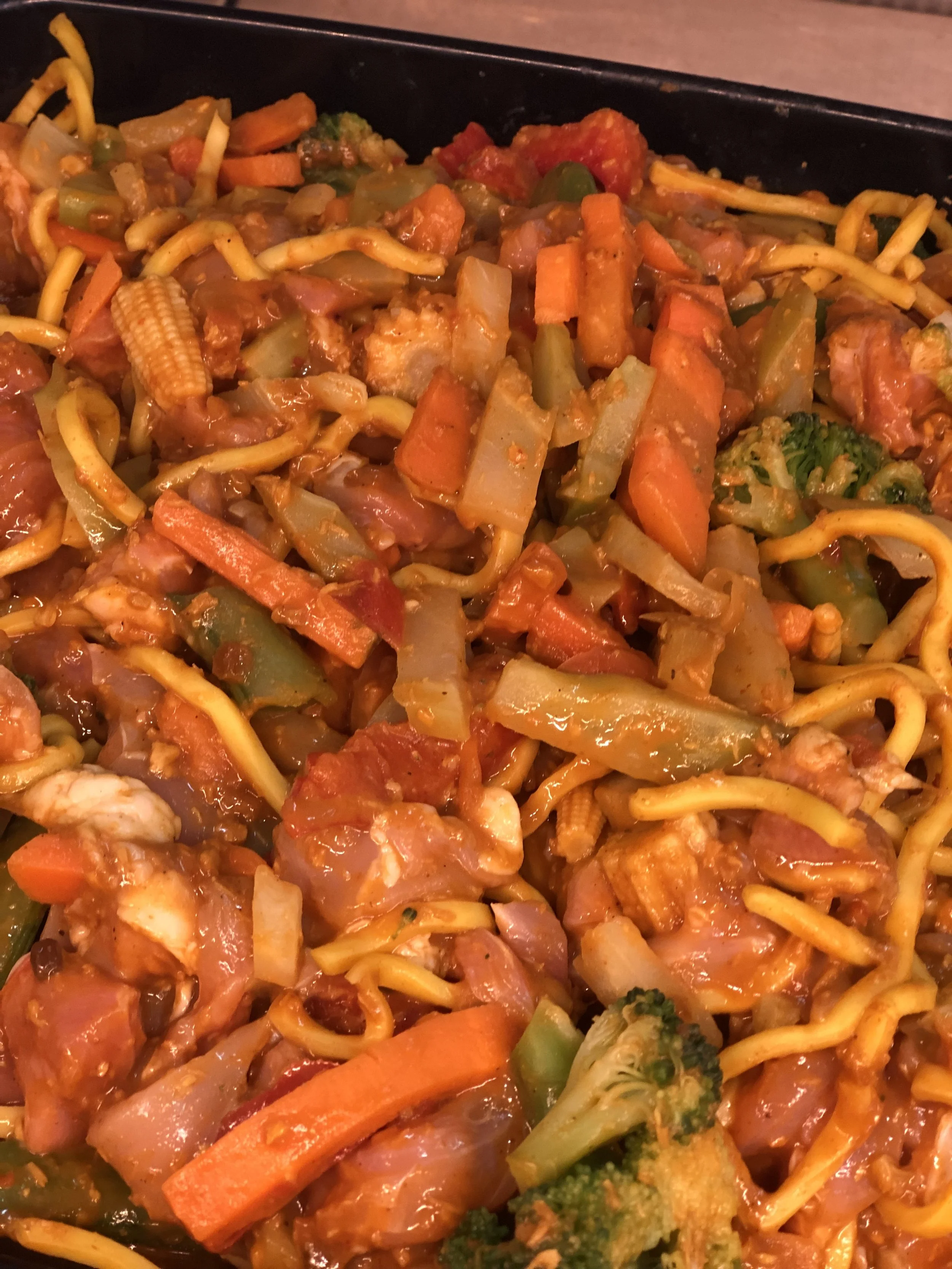 Chicken Satay Stir Fry