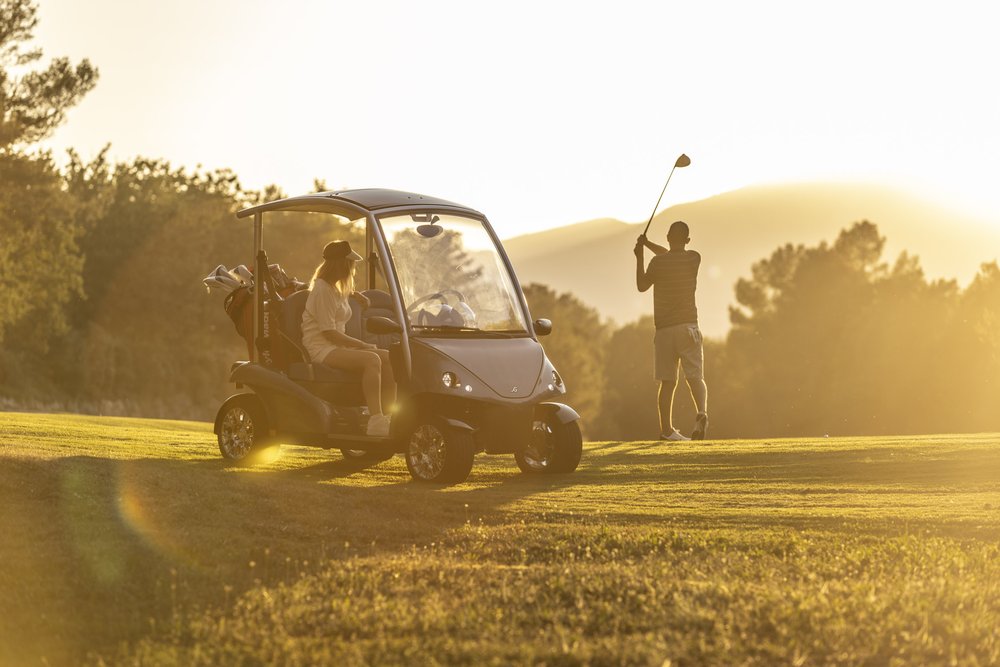  Garia golf cars photoshoot in France 