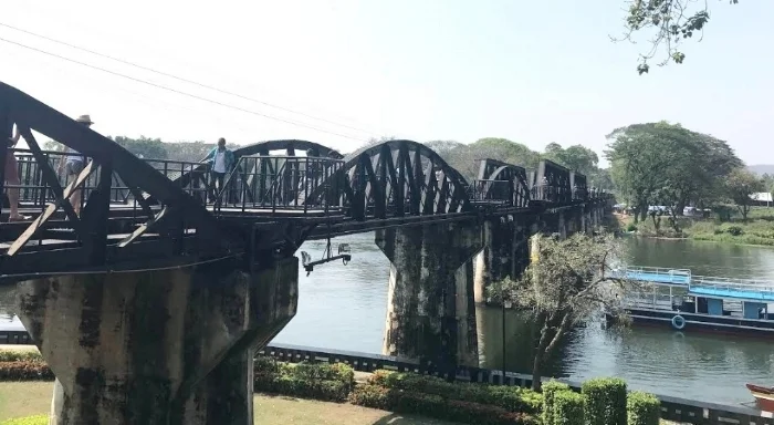 Bridge Over the River Kwai, Kanchanaburi,Thailand