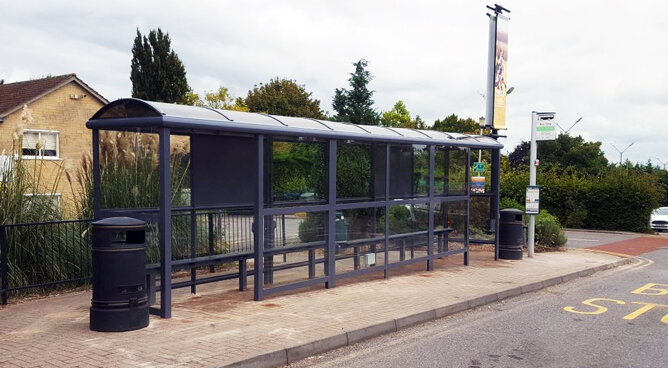 Aluminium Bus Shelter