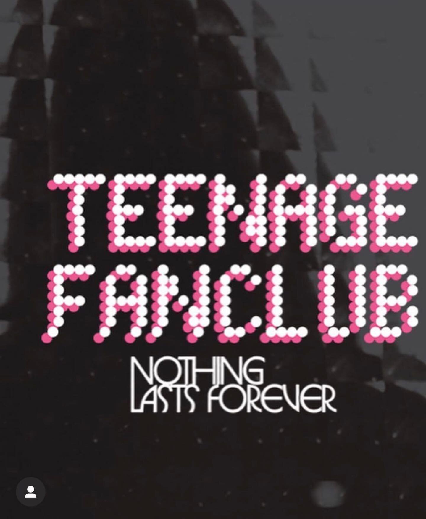 💗🖤💗
@teenagefanclubofficial NEW ALBUM &ldquo;NOTHING LASTS FOREVER&rdquo; OUT NOW!

There&rsquo;s no disguising the band&rsquo;s pleasure at having this album out there!

Available to buy now, here =&gt; lnk.to/TFNLF

Or wherever you get your musi