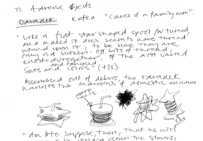 My Life in a Sock Drawer Notes and research materials; 2007