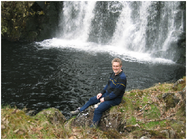 My brother Alistair at the Black Lynn