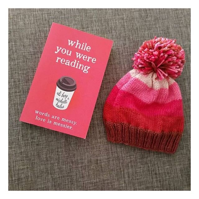 When your book matches your beanie 🧶 Photo by @lifeamongyarn