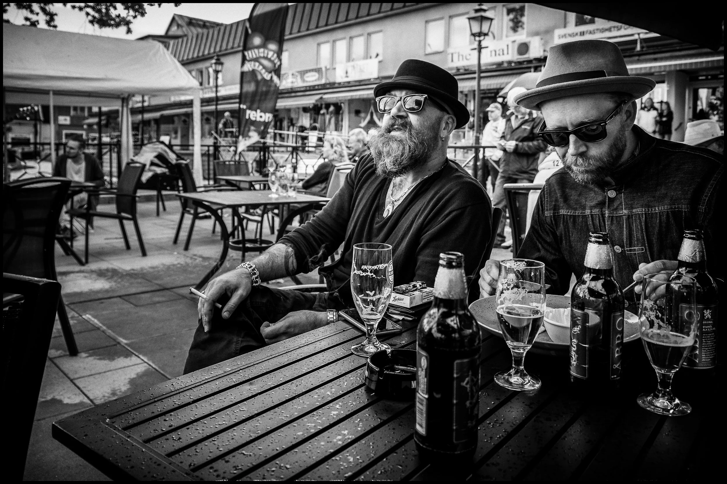 Preach och Hot Lips under VM i gatumusik i Askersund. 