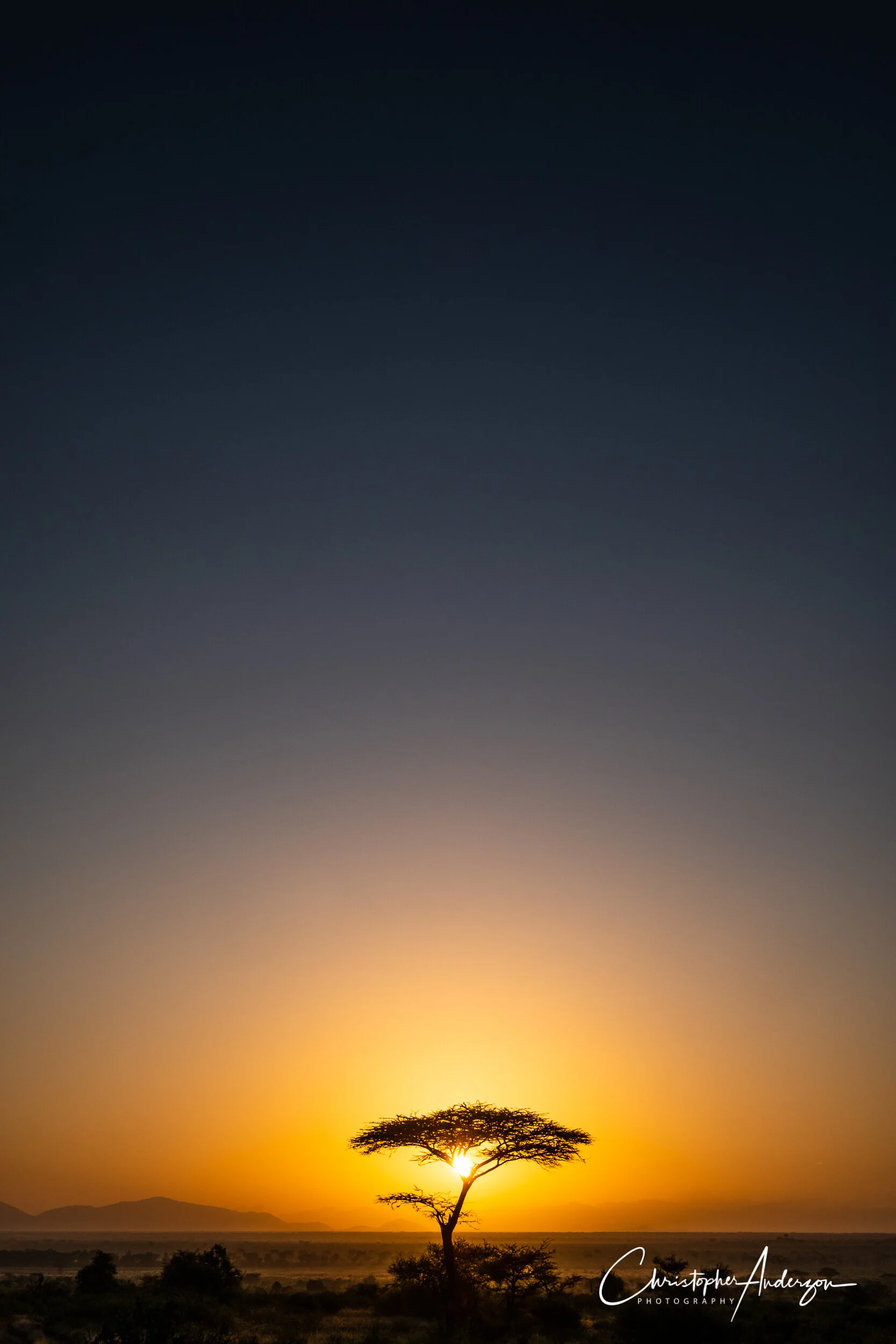 Sunrise in Samburu National Reserve, Kenya