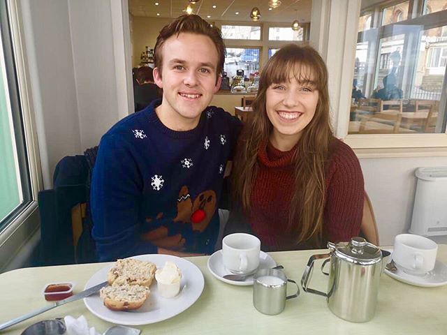 Christmas Eve cuppa and cake in Scarborough &hearts;️