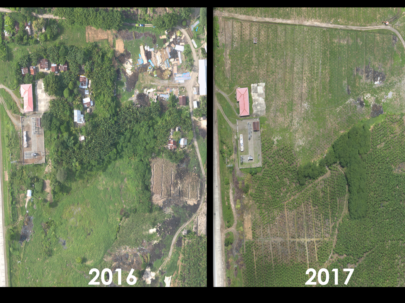 FOREST ENCROACHMENT - CHANGE OVER TIME