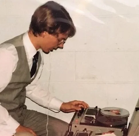 Budding DJ, c.1984