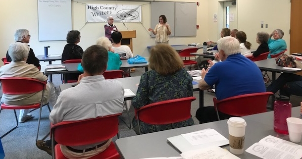 Monica Caruso presenting
