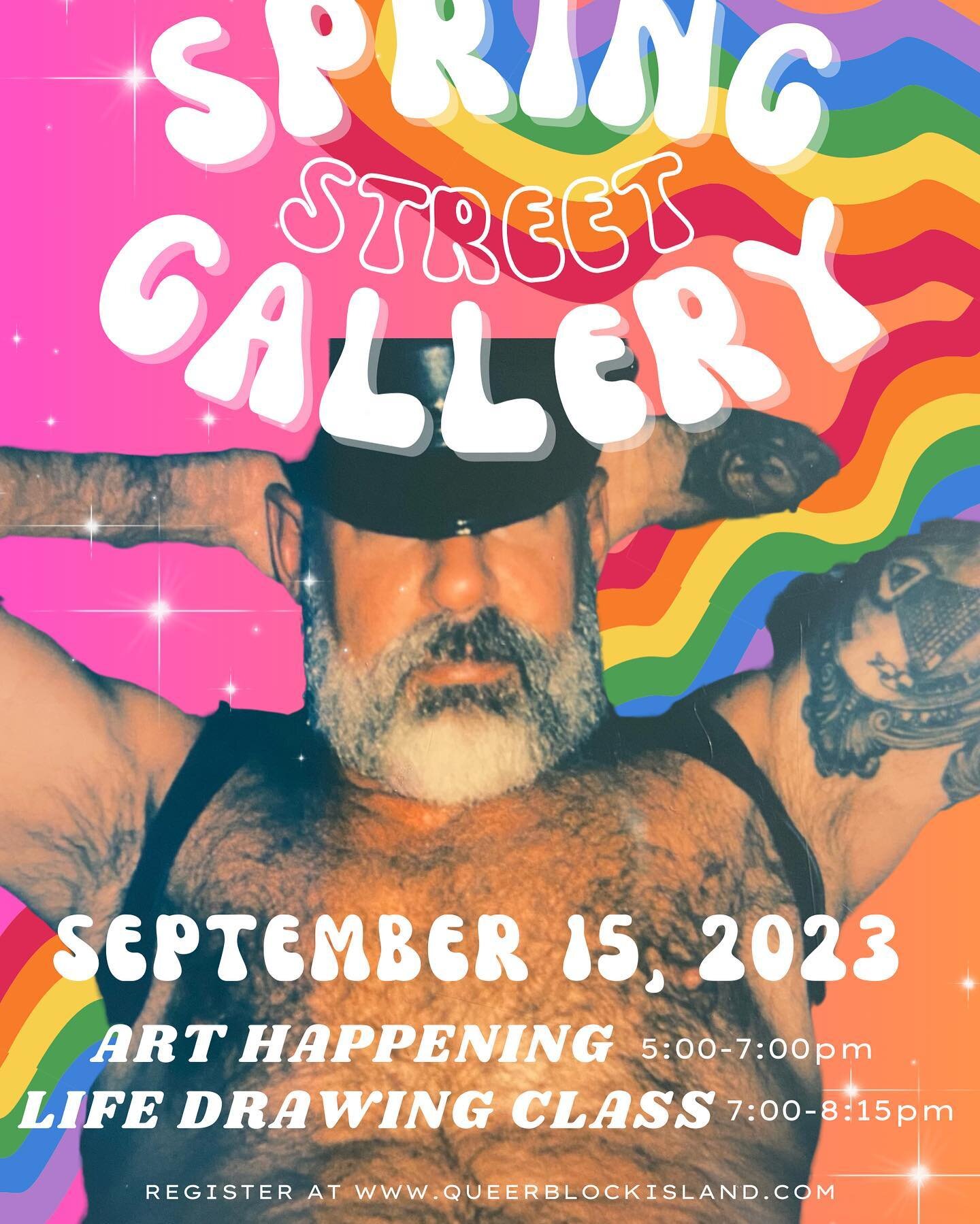 Join us at The Spring Street Gallery on September 15th from 5:00-8:15 PM to celebrate Block Island Pride with Austin Morin&rsquo;s Art Happening. Prepare to immerse yourself in a fusion of art, creativity, and celebration. Austin invites all people t