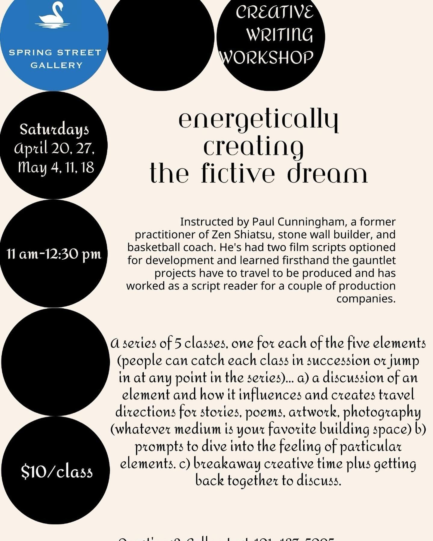 Tomorrow at Spring Street Gallery, 11-2. Please drop by for this exciting discussion of creating w the 5 Elements 🔥💦🌎💨🏅 #blockislandwriters #writingincommunity #writinginspirationoftheday