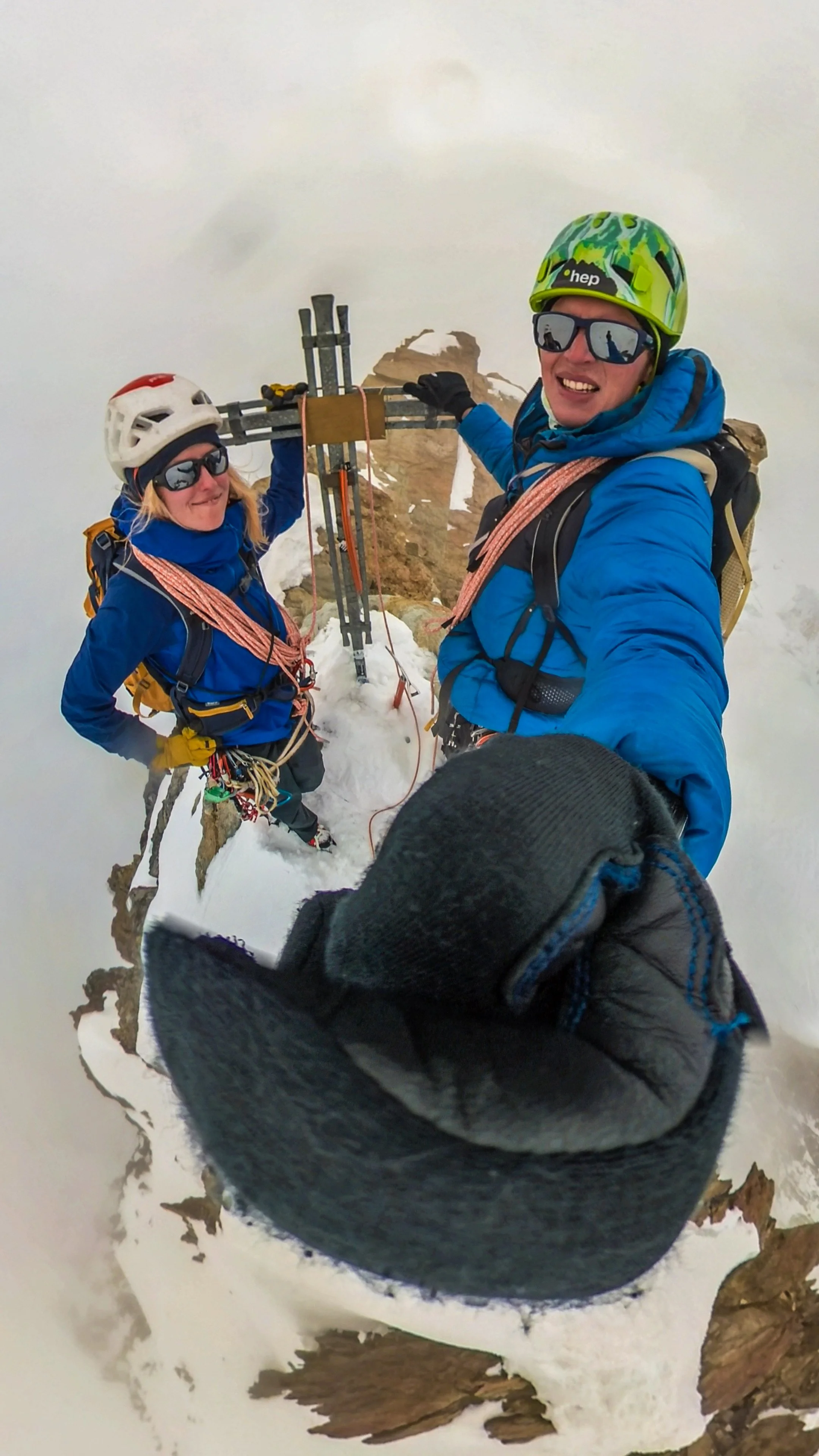 Four 4000ers in one day — Nadelgrat