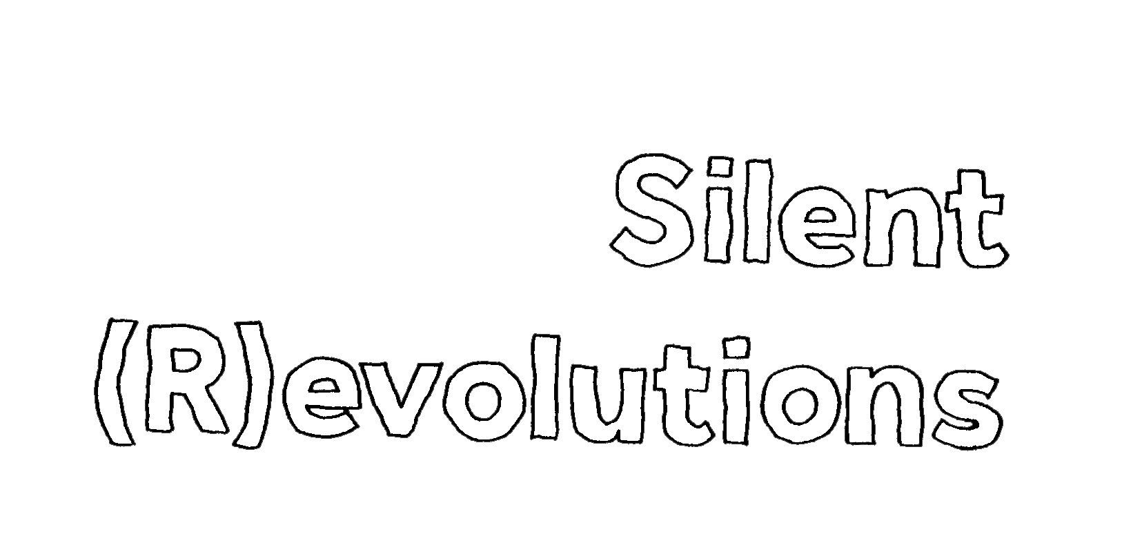 silent revolution typo bw.png
